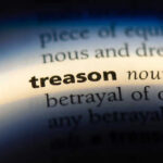 Treason highlighted in a dictionary definition