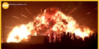 Blue Origin rocket explodes during engine test