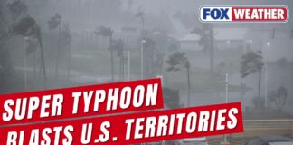 Super Typhoon Bavi Makes Landfall In Rota With 180 mph Sustained Winds