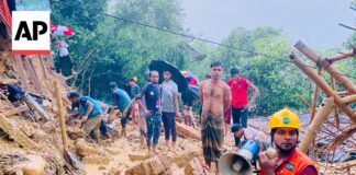 Landslide at Bangladesh Rohingya camp kills at least 5 children